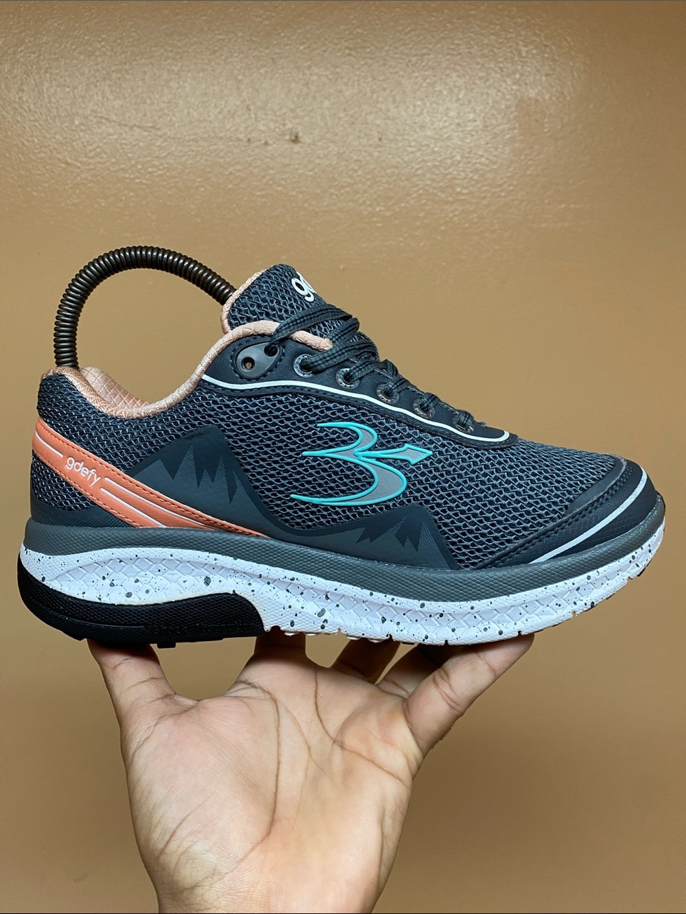 Gravity Defyer G-Defy Mighty Walk Women's Walking Sneakers “Gray Salmon” Size 7 - Picture 7 of 17